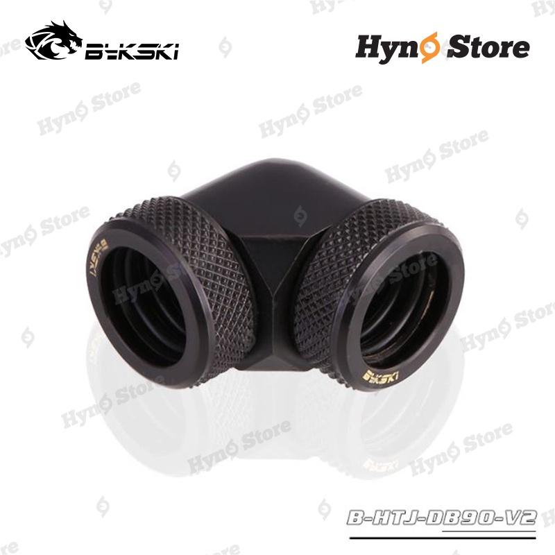 Fit góc 90 độ 2 đầu com Bykski tản nhiệt nước custom - Hyno Store