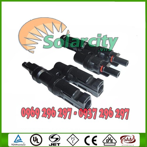 Đầu nối pin năng lượng mặt trời dắt MC4 - 2T