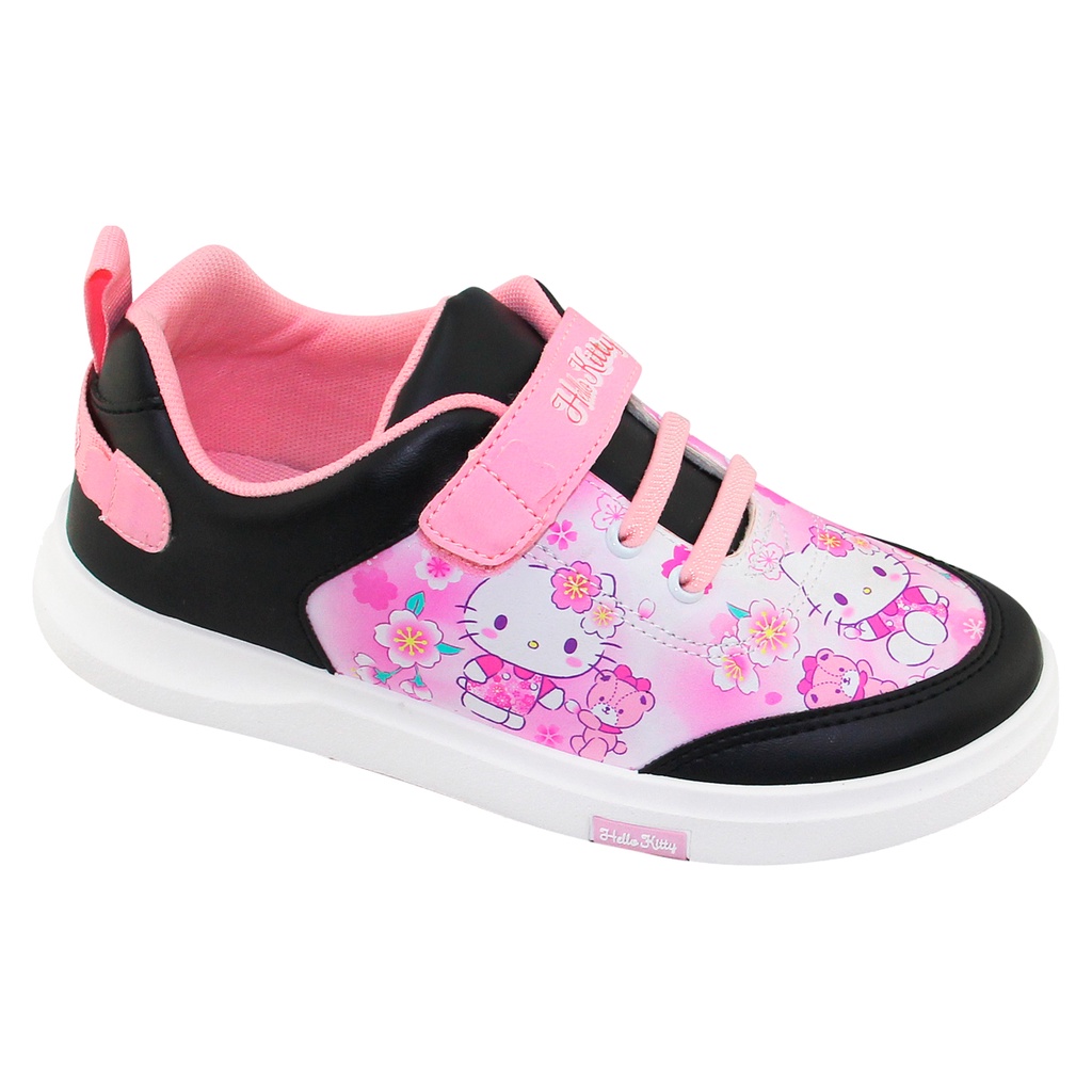 GIÀY THỂ THAO BATA HỌC SINH BÉ GÁI BITA'S HOẠT HÌNH MÈO HELLO KITTY XINH KITTYG.02 (ĐEN + TRẮNG) - BITAS