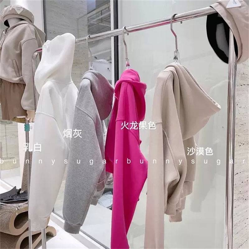 Áo Khoác Cardigan Mỏng Màu Trơn Có Khóa Kéo Phong Cách Hàn Quốc Thời Trang Xuân Thu Hàng Mới Năm 2021