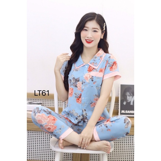 Bộ mặc nhà mùa hè thu, chất vải mềm, kiểu dáng trẻ trung, đủ size