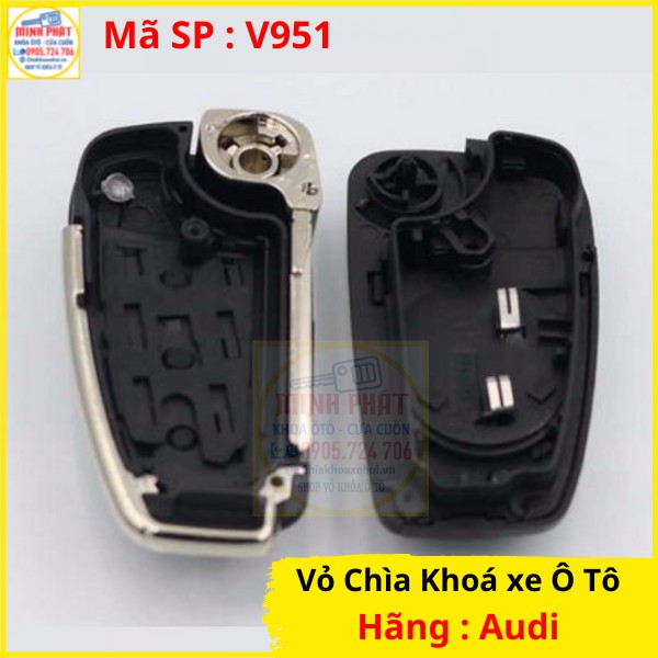 Vỏ Chìa khoá remote xe Audi