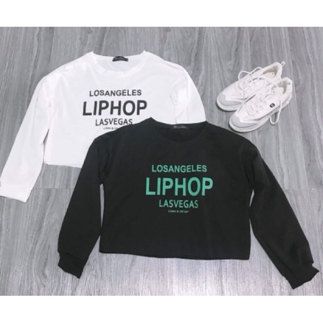 [FREESHIP ĐƠN TỪ 50K] Áo croptop LIPHOP dài tay NTA0919