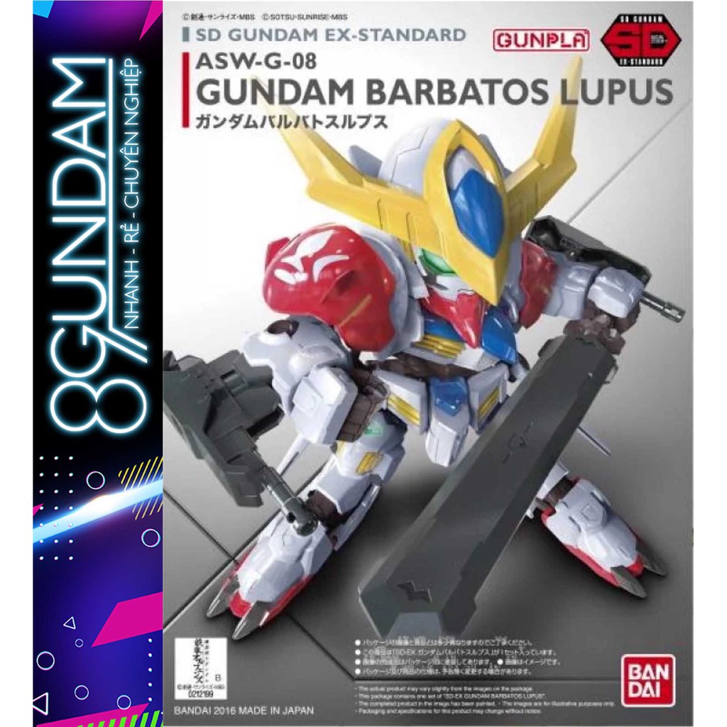 Mô Hình Lắp Ráp Gundam SD EX-Standard Barbatos Lupus