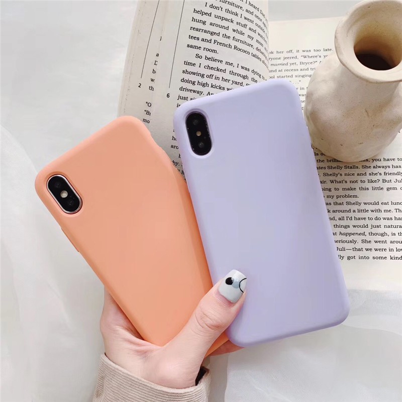 Ốp lưng iphone trơn dẻo 7 MÀU 5/5s/6/6plus/6s/6splus/7/7plus/8/8plus/x/xr/xs/11/12/pro/max/plus/promax
