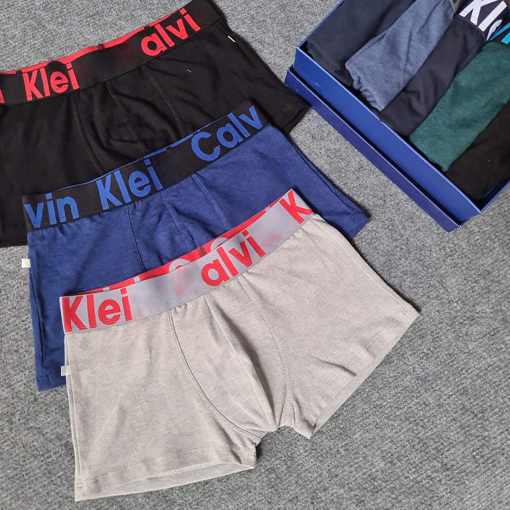 Quần sịp đùi nam cotton thông hơi mặc rất thoải mái loại quần lót nam boxer cotton 100% co dãn 4 chiều QLDC01