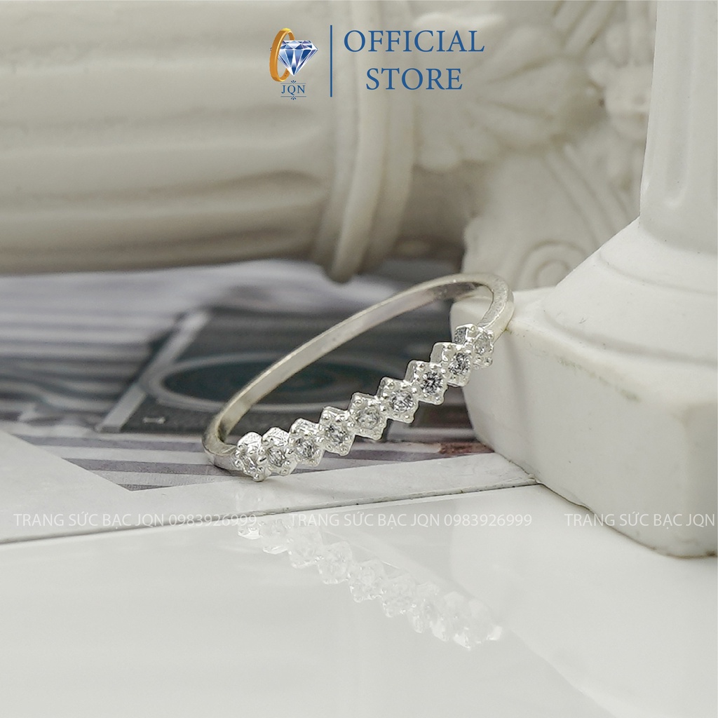 Nhẫn Bạc Nữ Giá Rẻ JQN Mẫu Mới Xinh N91