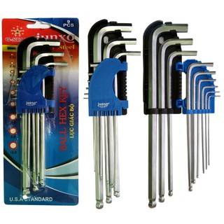 BỘ LỤC GIÁC ĐẦU BI 9 CÂY HỆ MÉT CAO CẤP GSTAR 1s