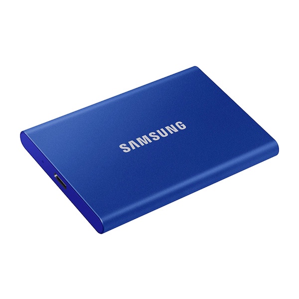 Ổ cứng di động SSD Samsung T7 Portable 500Gb tốc độ 1050MB/s -Màu Xanh