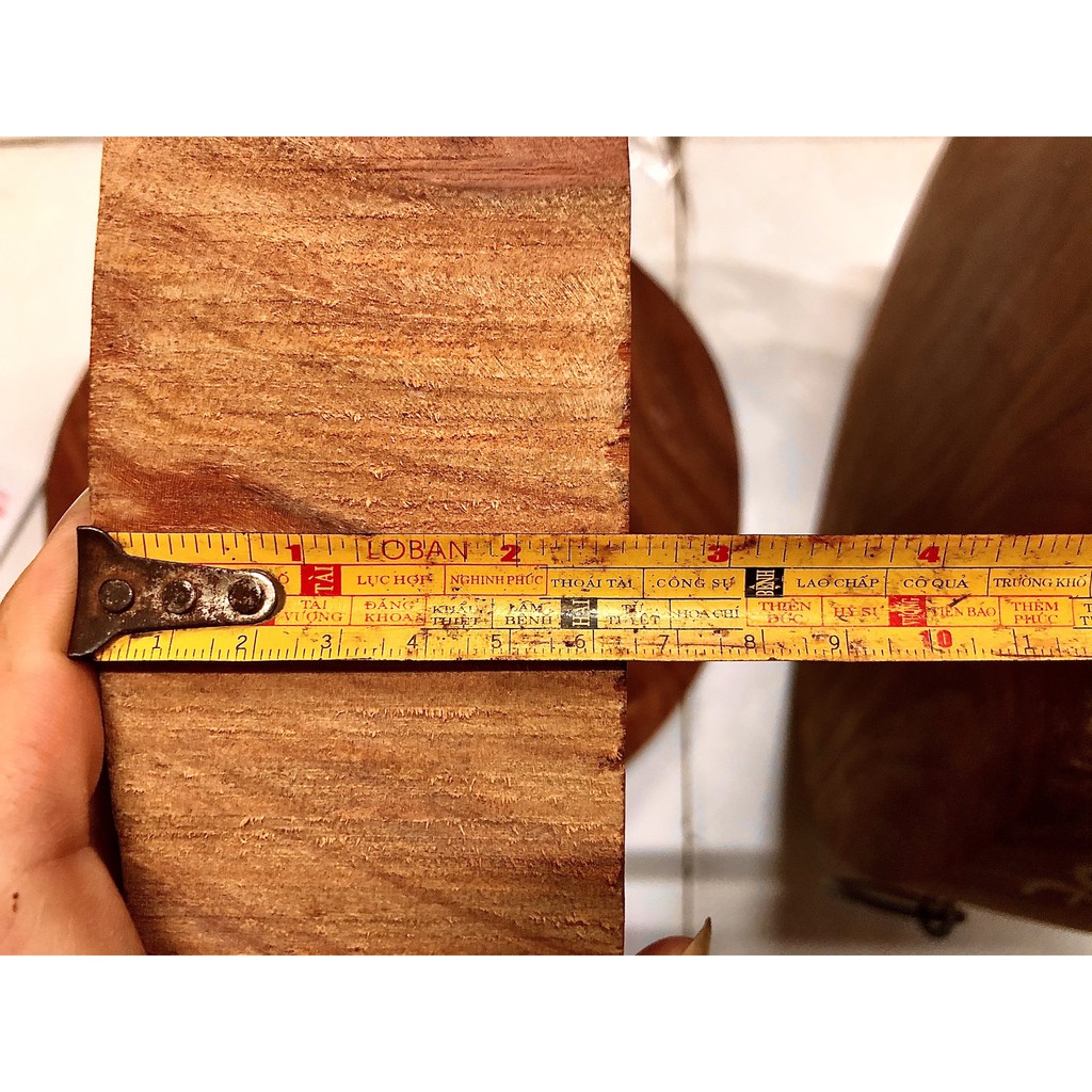 Thớt Gỗ Nghiến Dày 7cm- Nghiến Đẹp Đông Bắc Tuyển Chọn -D37cm