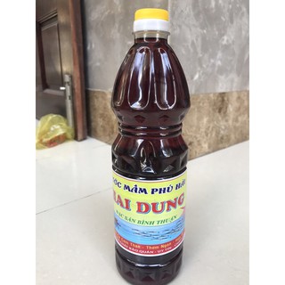 Nước mắm Phan Thiết - 1 lít nước mắm cá cơm than nguyên chất nhà làm