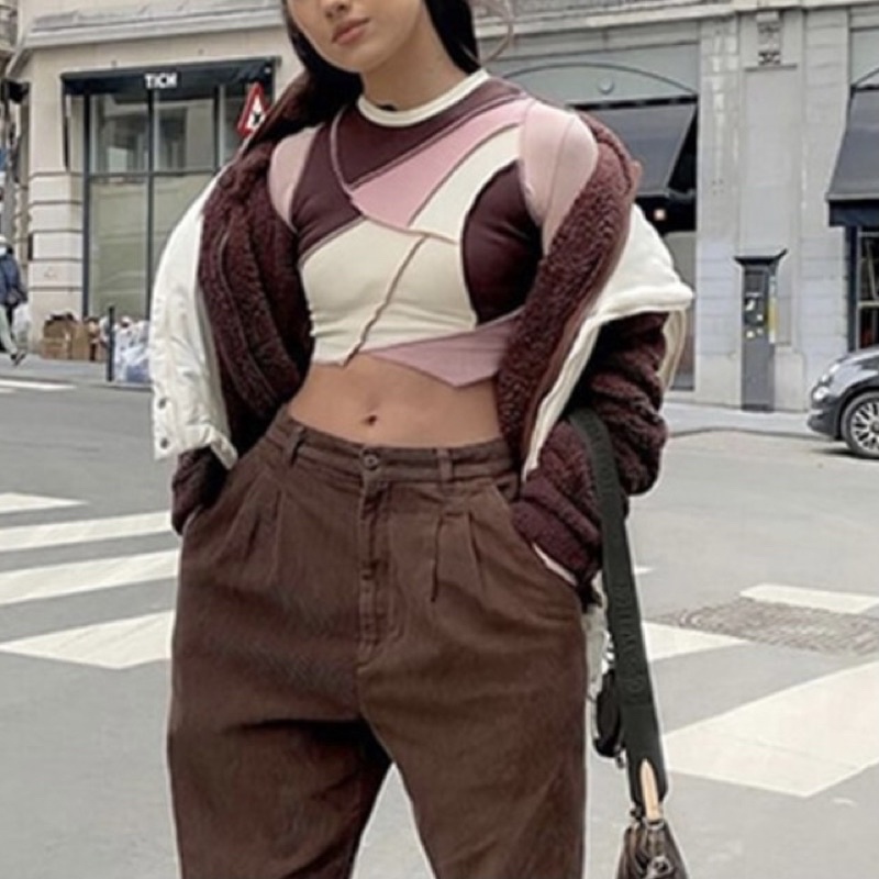 ÁO TANK TOP CROPTOP NỮ ÔM ĐƯỜNG KHÂU NHIỀU MÀU TRENDY PHONG CÁCH XINH GIÁ RẺ