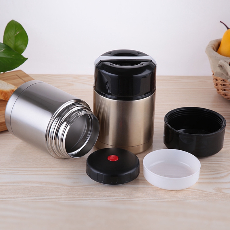 THERMOS THERMOS THERMOS Hộp Đựng Cơm Trưa Giữ Nhiệt Bằng Thép Không Gỉ 304 800ml / 1000ml