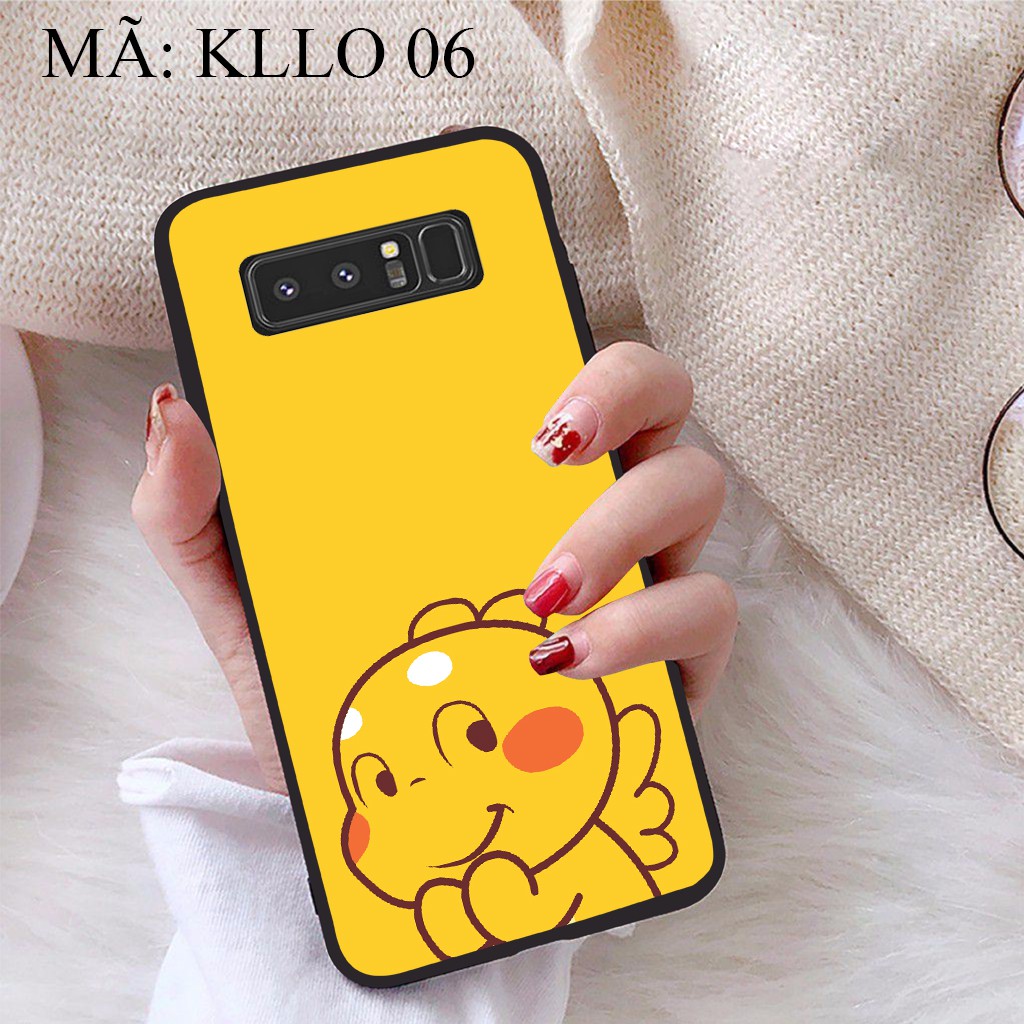 Ốp lưng Samsung Note 8 viền dẻo TPU BST Khủng Long Lai Ong