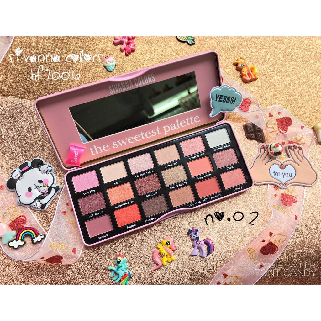 Phấn mắt Sivanna Colors Palette HF7006