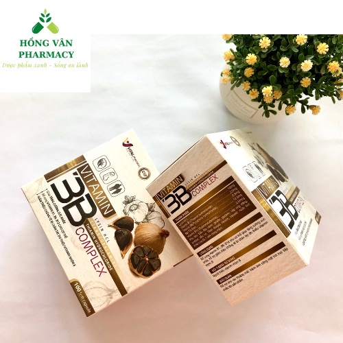 Viên Uống Vitamin 3B tỏi đen Complex hộp 100 viên bổ sung vitamin nhóm B cần thiết cho cơ thể