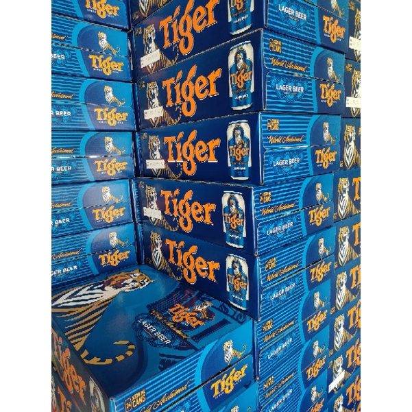 Bia Tiger lon 330ml x 24 lon