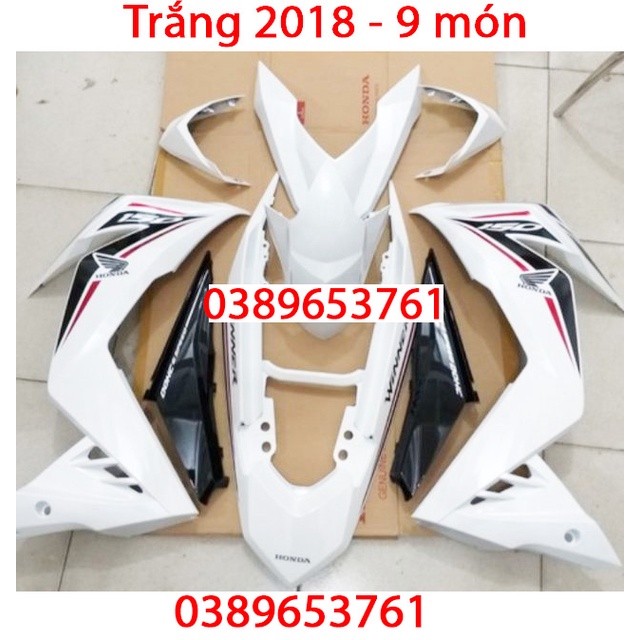 Dàn áo Winner v1 Trắng (2016-2018) Zin chính hãng Honda