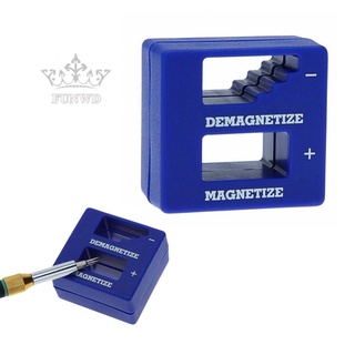 【FUNWD】Magnetizer Demagnetizer Magnetism Plastic Red Screwdriver Tool 1Pc 53*50*29mm