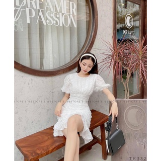 [BBSTORES] Đầm Nhún Tay Phồng - TK332