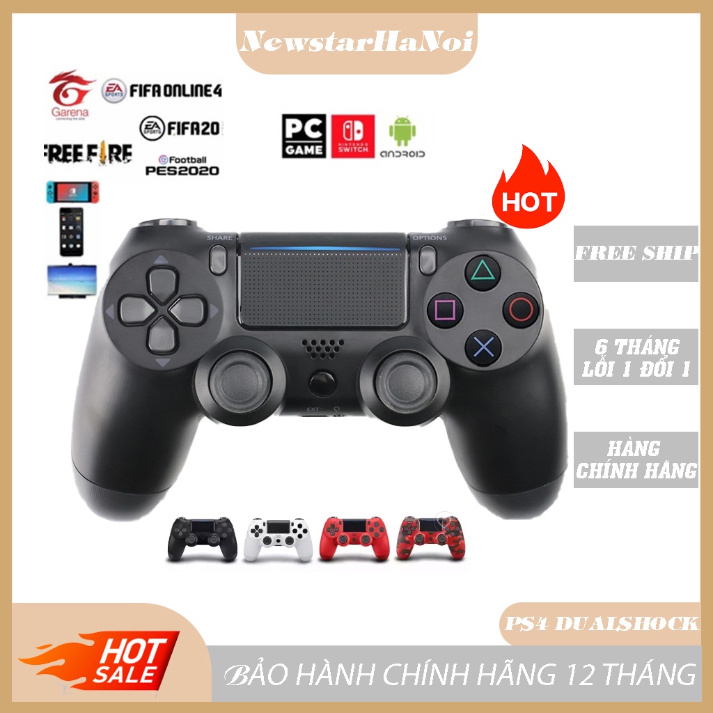 Tay cầm chơi fifa online 4 ps4 chính hãng hỗ trợ chơi game hỗ trợ chơi game trên tivi / IOS / PC - Có dây và không dây