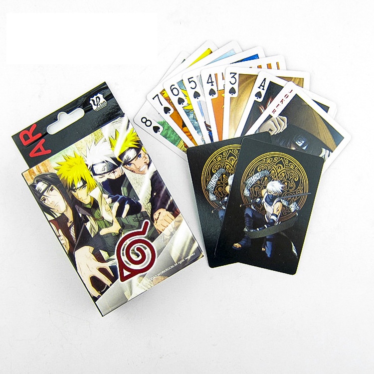 Bộ bài tú lơ khơ Naruto 54 ảnh khác nhau in hình anime manga ĐẠI CHIẾN LÀNG LÁ