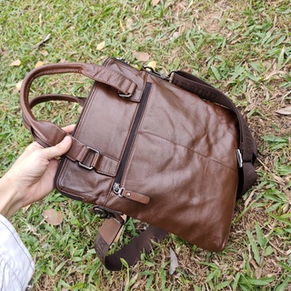 Túi nam Da thật second-hand Đồ Si Bon TD049