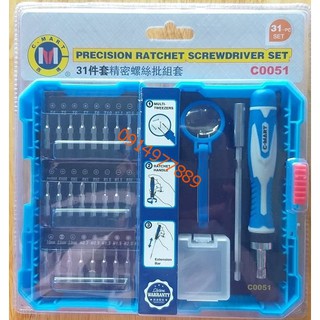 Bộ Tua Vít Đa Năng 31 Món Chuyên Sửa Điện Thoại, Thiết Bị Điện Tử CMART-C0051( Chính Hãng)
