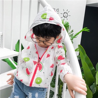Khoác chống nắng Uni Studio cho bé ( dưa hấu)