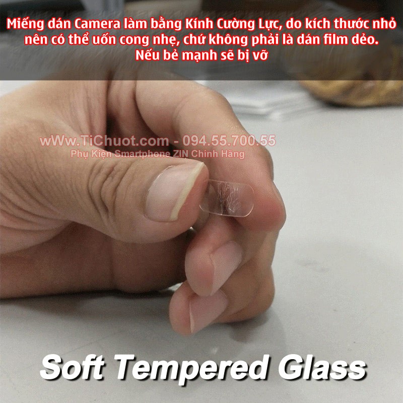 Kính Cường Lực chống trầy Camera Samsung S10 Lite