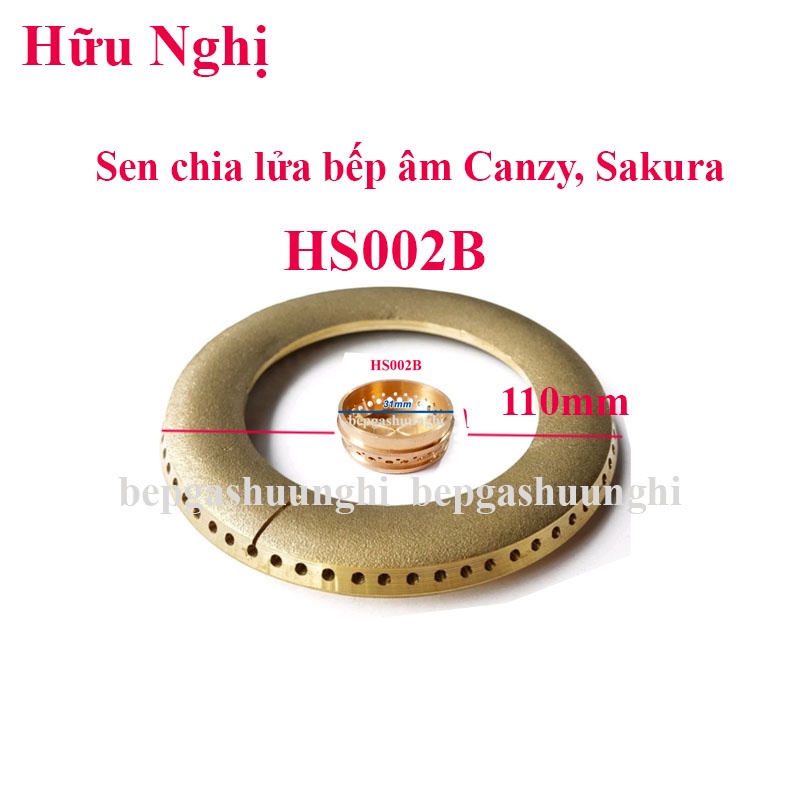 Mâm chia lửa bếp gas âm Canzy 207, Sakura SG-279, phụ kiện bếp gas
