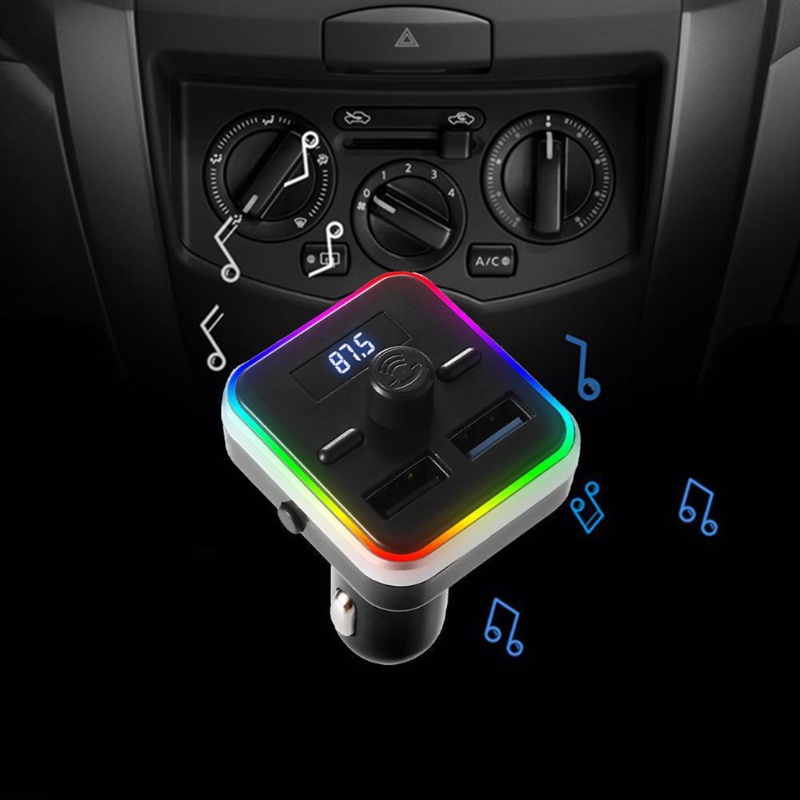 Máy Phát Nhạc MP3 TF Hai Cổng USB Bluetooth Cho Xe Hơi MP3