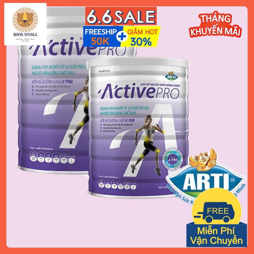 [Giá rẻ nhất] 💝FREESHIP💝 Sữa ARTI ACTIVE PRO- Dành cho Người Vận động Thể thao 400 & 900gr