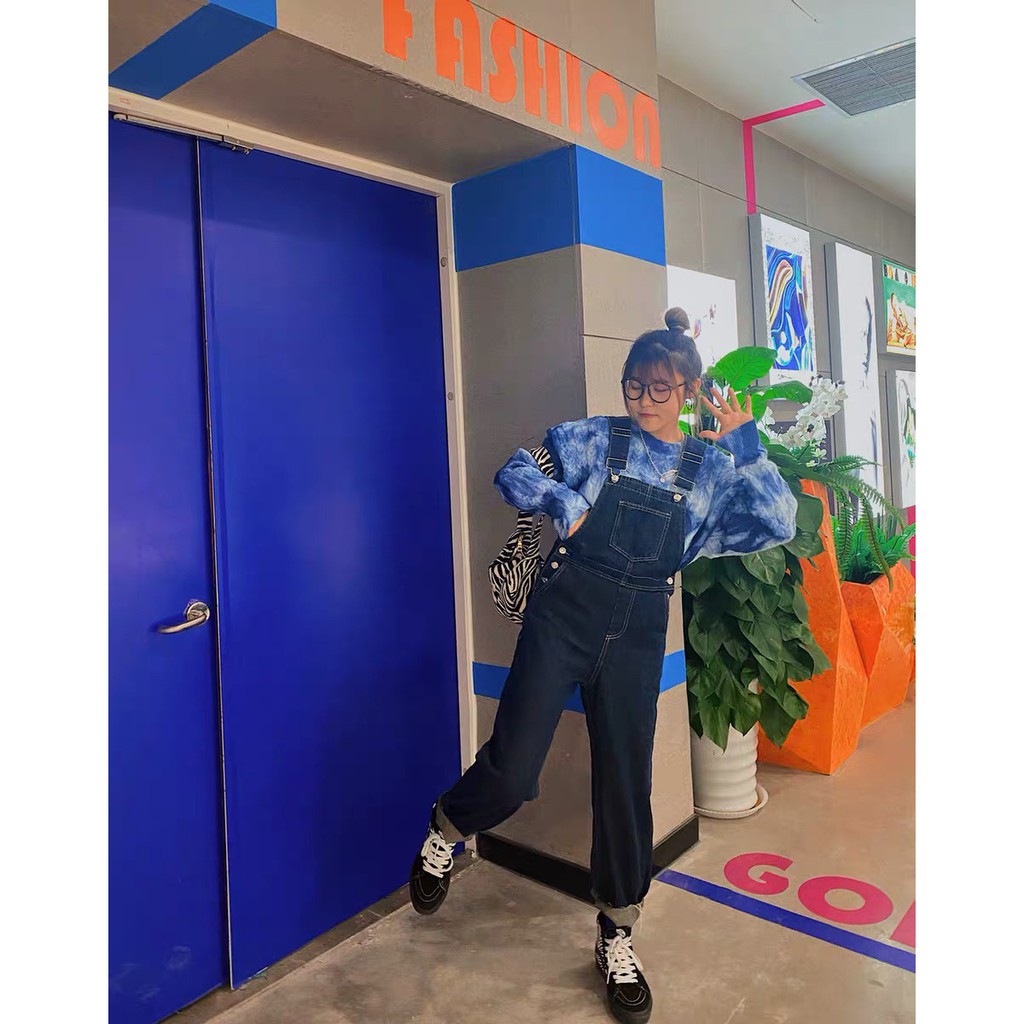 Order 10 ngày_quần yếm dáng rộng ulzzang ZM8848 | BigBuy360 - bigbuy360.vn