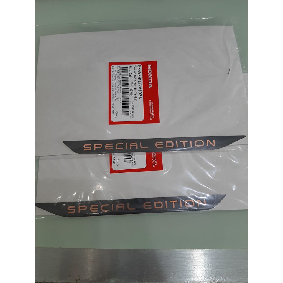 Tem Sườn Airblade AB 2020 2021 2022  Special Edition chính hãng honda