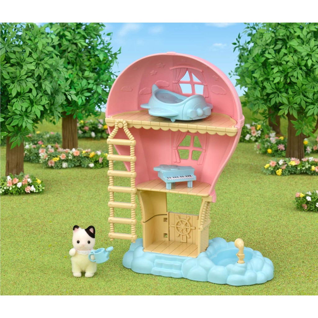 Sylvanian Families Calico Critters Ngôi Nhà Khinh Khí Cầu Của Bé Baby Balloon Playhouse