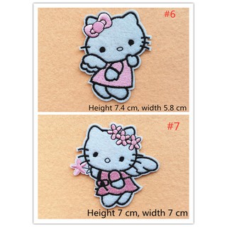 Sticker ủi thêu hình Hello Kitty