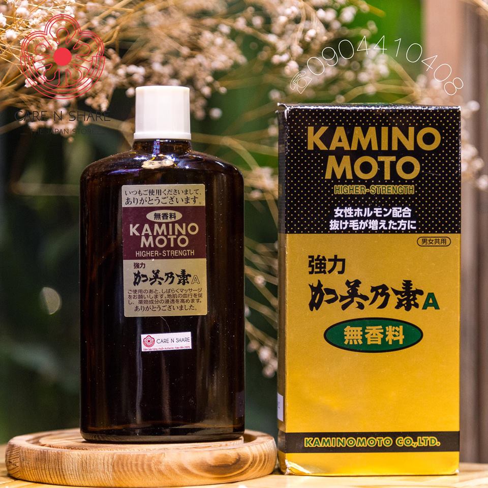 TInh dầu ngăn rụng, kích mọc tóc siêu mạnh Higher Strength Kaminomoto Nhật Bản 200ml