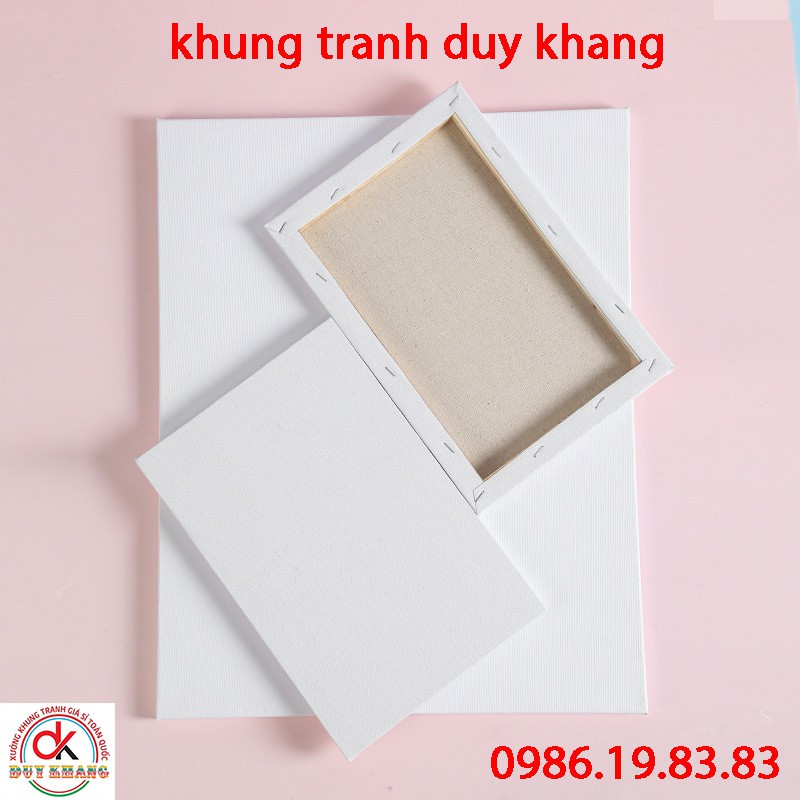 [FREE SHIP] Toan vẽ tranh, khung canvas vẽ tranh, vải bố vẽ tranh căng sẵn DUYKHANG