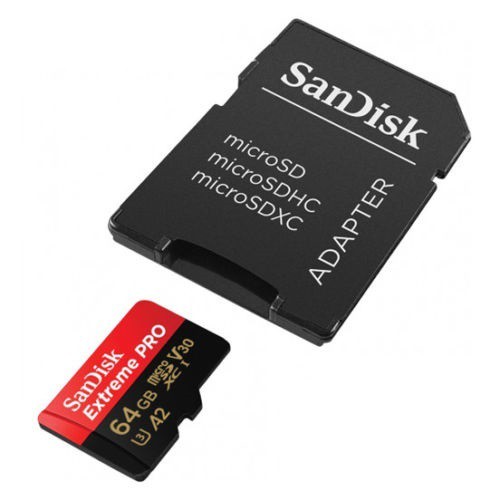 Thẻ Nhớ MicroSDXC SanDisk Extreme Pro 64GB / 128GB A2 V30 U3 4K R170MB/s W90MB/s (Đen)
