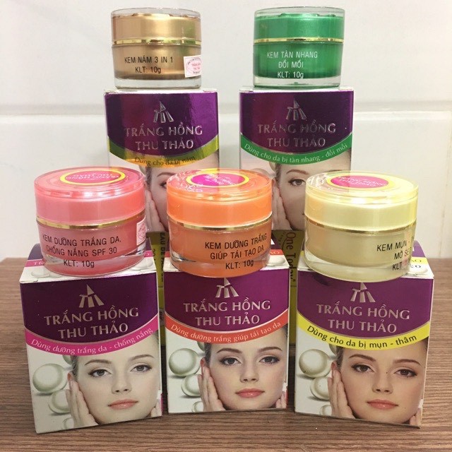 Kem Nám 3in1 10g - Kem Trắng Hồng Thu Thảo
