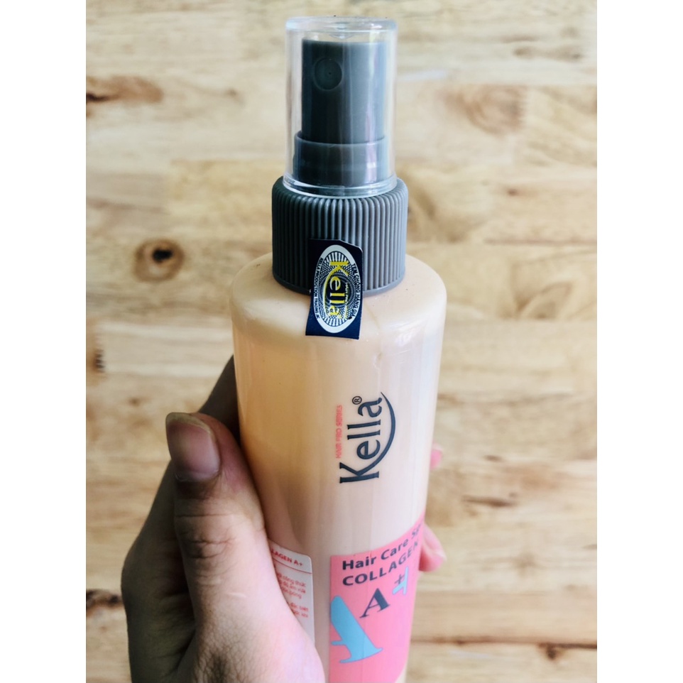 Bộ Dưỡng Tóc Hấp Ủ Tóc Và Xịt Dưỡng Collagen Kella A+ - HÀNG CHÍNH HÃNG CÔNG TY