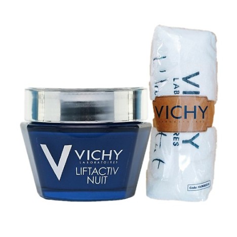 Kem Dưỡng Giúp Chống Nhăn Và Làm Săn Chắc Da Ban Đêm - Liftactiv Ds Night Cream Vichy 50ml - 100458675 Tặng Khăn Tắm Vic