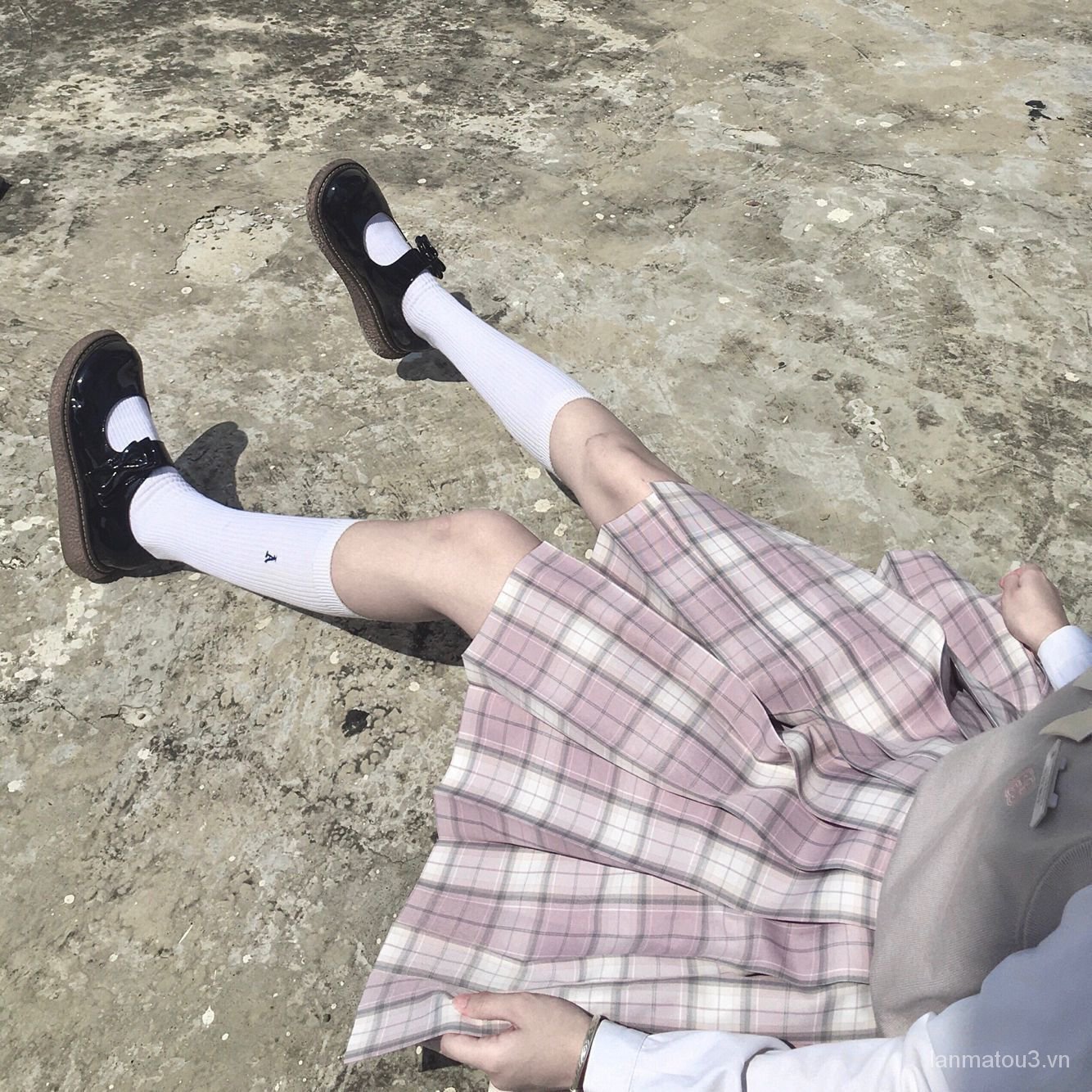 Giày Da Mũi Tròn Phong Cách Retro Nhật Bản Cho Nữ | BigBuy360 - bigbuy360.vn