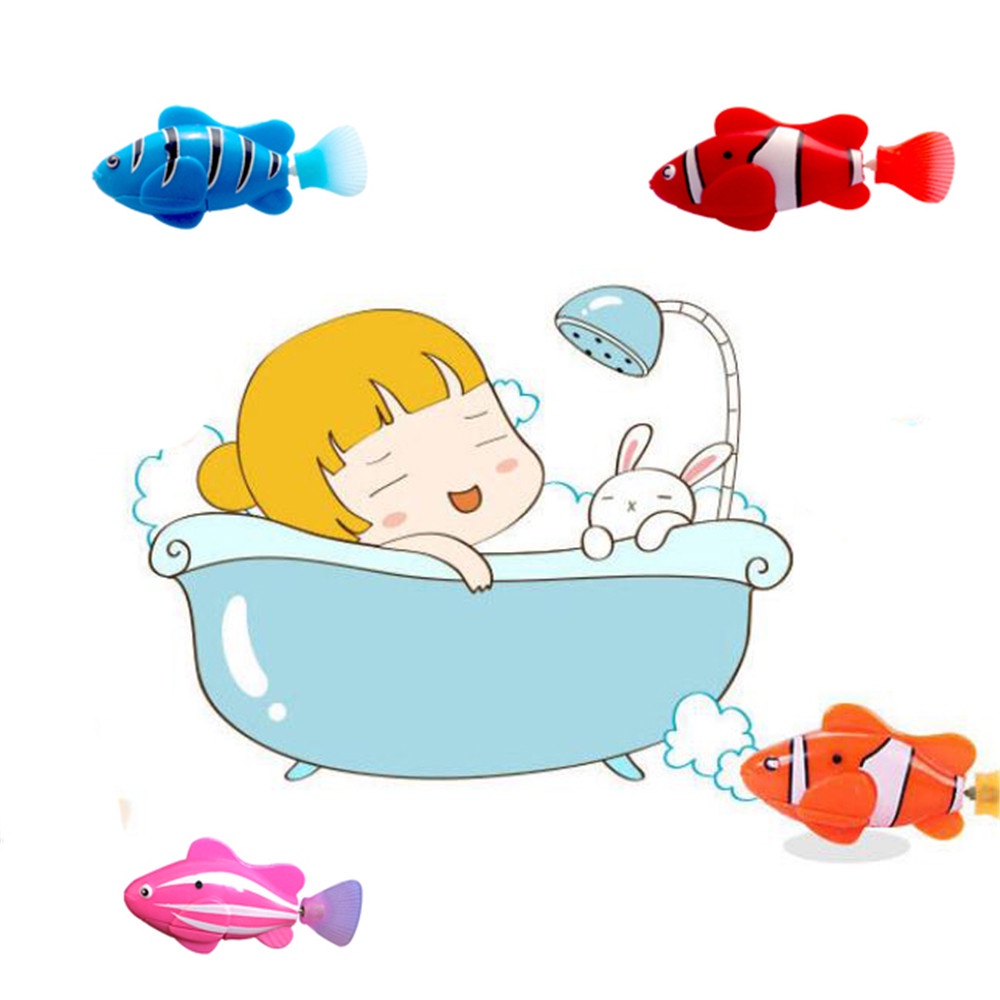 1 cá đồ chơi phát sáng dễ thương cho bé