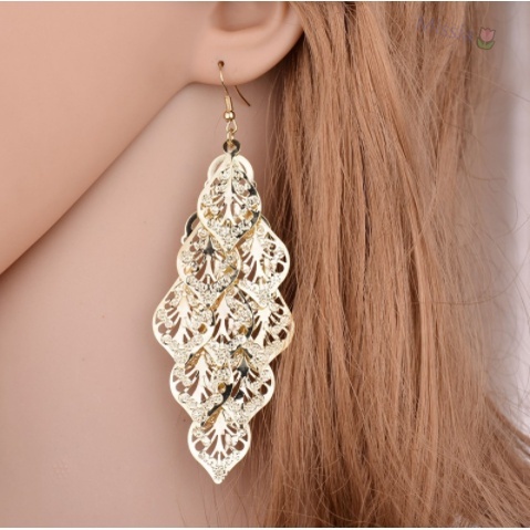 Leaves Dangle Earrings Long Earring for Women Jewelry