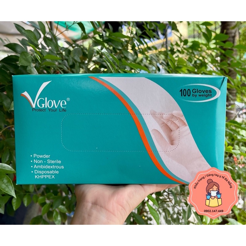 Găng tay bột VGlove Khải Hoàn