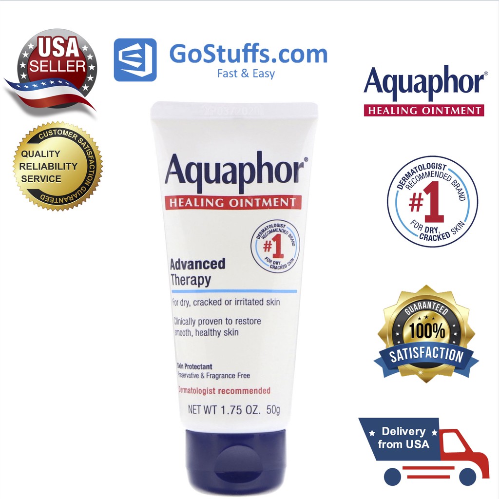 [CHÍNH HÃNG]AQUAPHOR HEALING OINTMENT KEM ĐA NĂNG DƯỠNG ẨM LÀM MỀM DA  50G