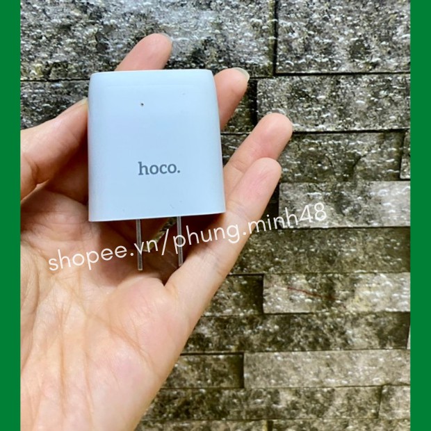 Củ sạc nhanh Hoco C72 đầu ra 2.1A - Hàng chính hãng bảo hành - Cam kết hình thật