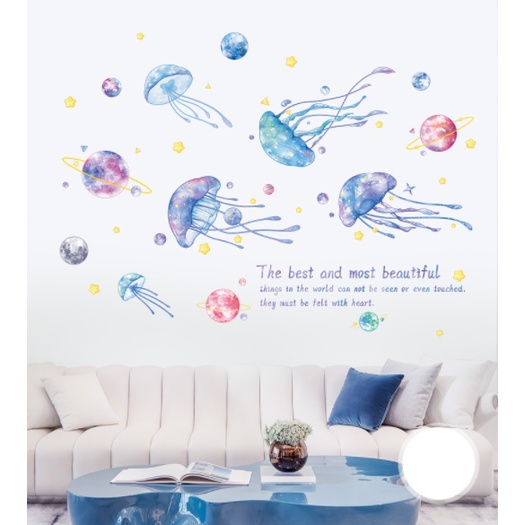 Decal trang trí tường - Đại dương xanh